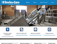 Tablet Screenshot of enviro-care.com